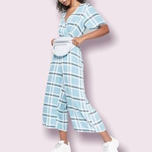 Wild fable plaid jumpsuit